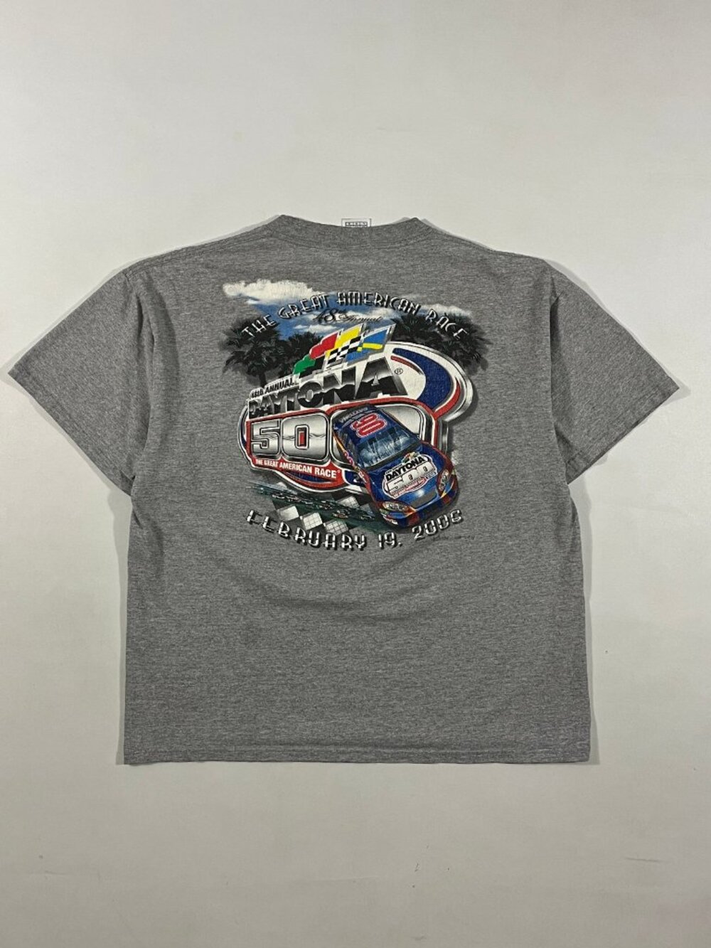 Vintage 2006 Daytona 500 48th Annual NASCAR Pocket Tee Gray L